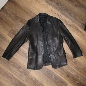 100% Genuine Leather blazer